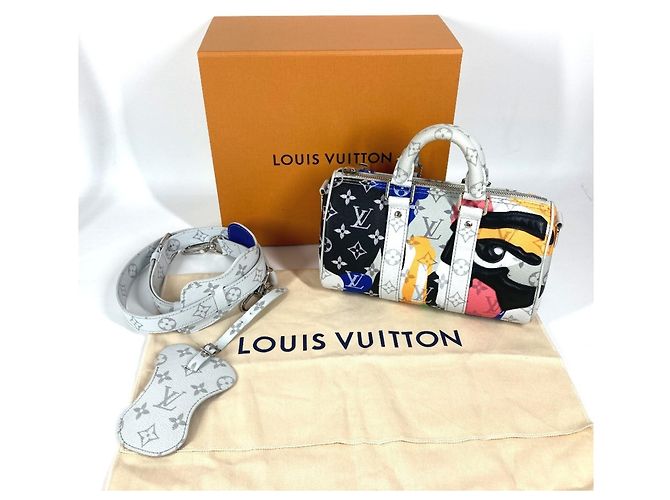 Borsa Keepall Bandoulière 25 Monogramma Louis Vuitton Multicolore - vista 16