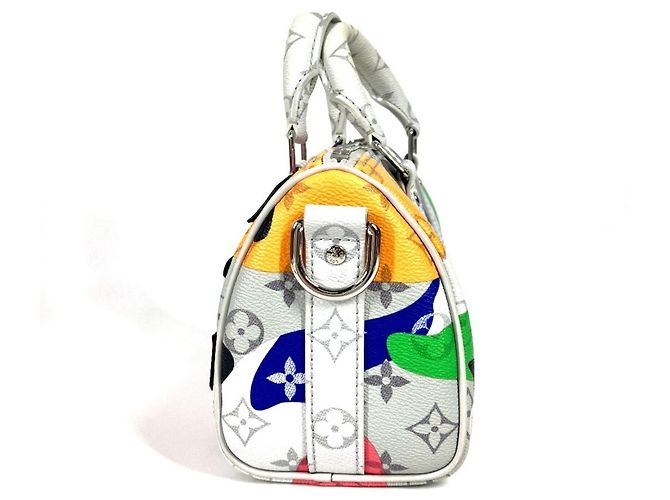 Borsa Keepall Bandoulière 25 Monogramma Louis Vuitton Multicolore - vista 3