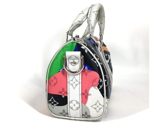 Borsa Keepall Bandoulière 25 Monogramma Louis Vuitton Multicolore - vista 4