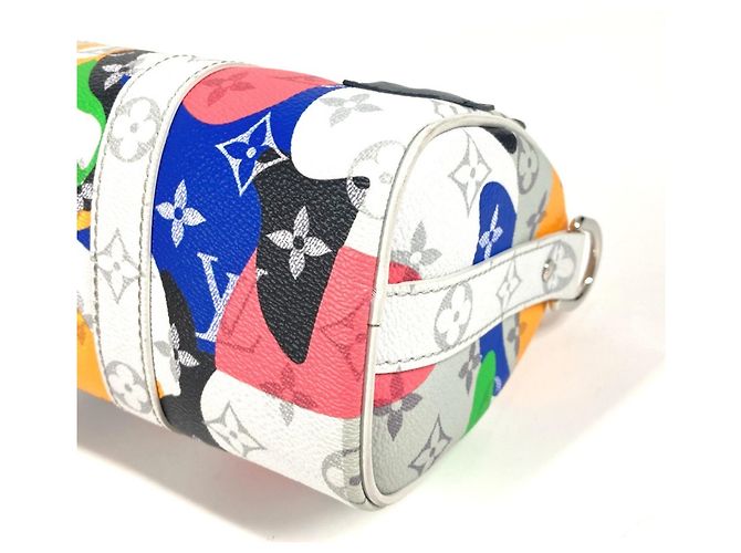 Borsa Keepall Bandoulière 25 Monogramma Louis Vuitton Multicolore - vista 6