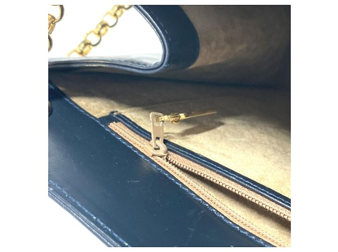 Borsa tote in pelle blu navy Tiffany & Co. - vista 15