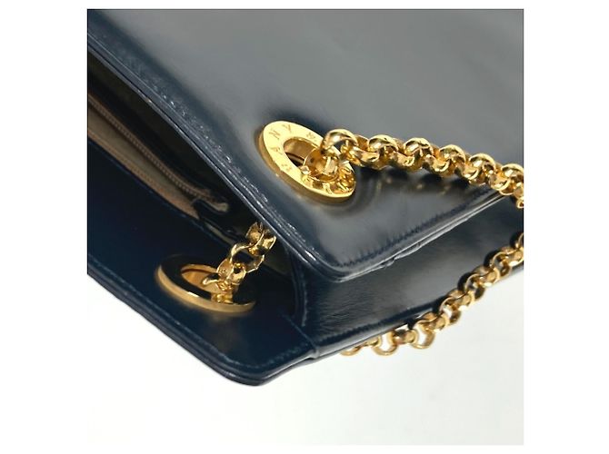Borsa tote in pelle blu navy Tiffany & Co. - vista 17