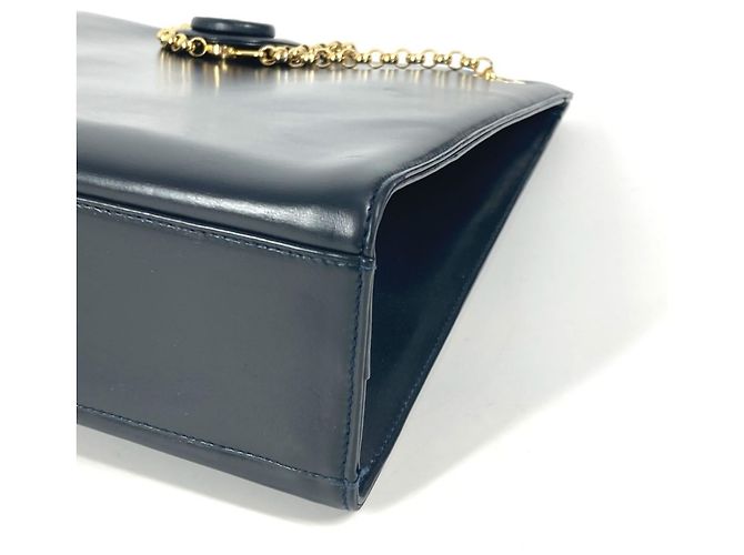 Borsa tote in pelle blu navy Tiffany & Co. - vista 6