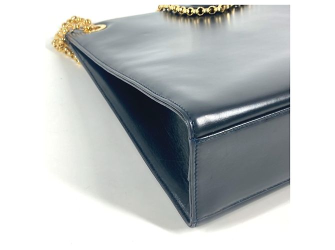 Borsa tote in pelle blu navy Tiffany & Co. - vista 7