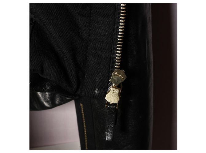 Unglaubliche Gucci-Lederjacke Schwarz - Ansicht 10