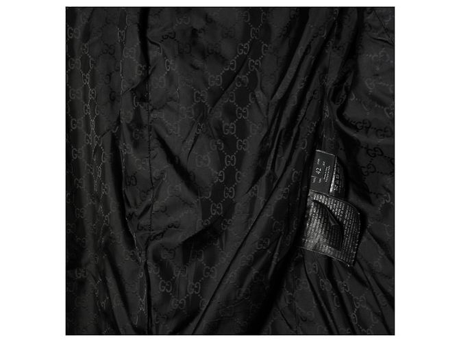 Unglaubliche Gucci-Lederjacke Schwarz - Ansicht 9