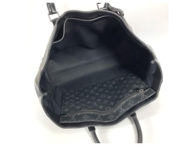 Borsa Grand Sack Monogram Eclipse Louis Vuitton Nero - vista 13