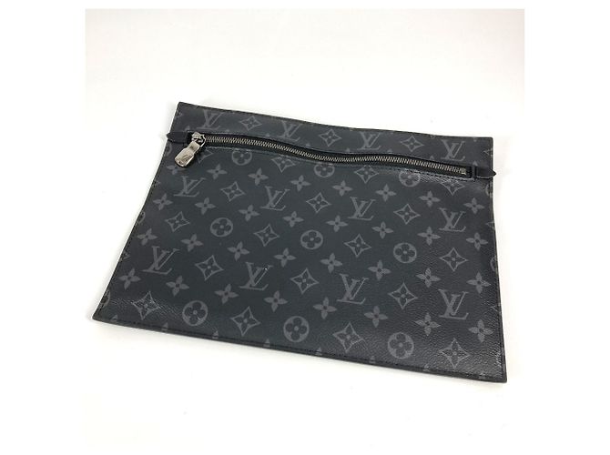 Borsa Grand Sack Monogram Eclipse Louis Vuitton Nero - vista 16
