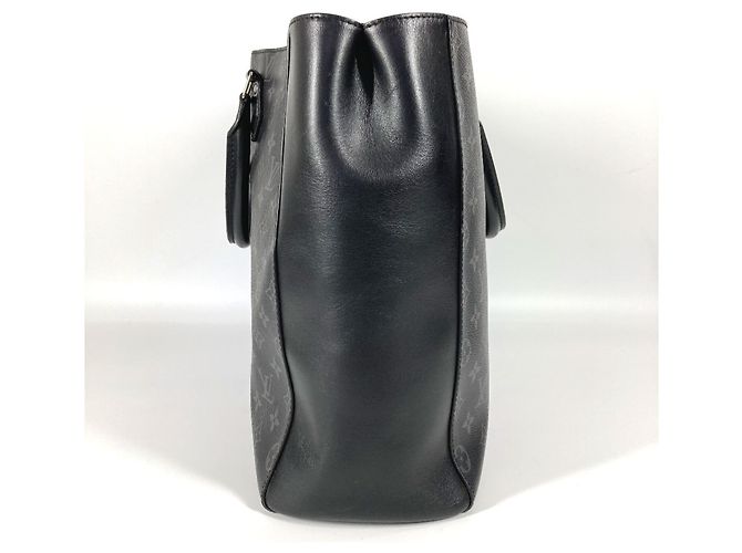 Borsa Grand Sack Monogram Eclipse Louis Vuitton Nero - vista 3