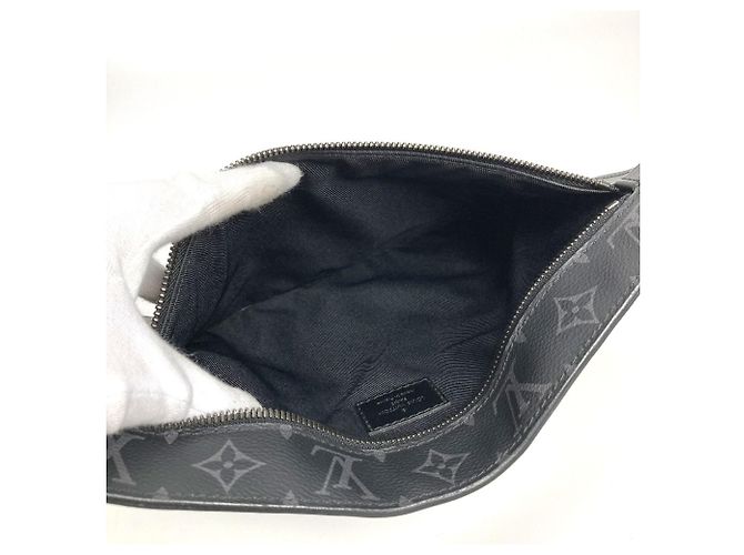 Borsa Grand Sack Monogram Eclipse Louis Vuitton Nero - vista 7