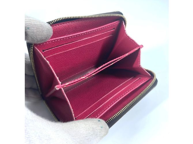 Monogramm Münzbörse Louis Vuitton Braun Pink - Ansicht 10