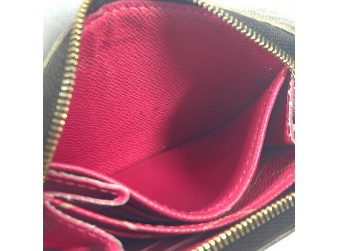 Monogramm Münzbörse Louis Vuitton Braun Pink - Ansicht 14