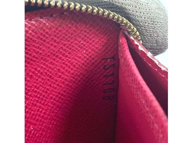 Monogramm Münzbörse Louis Vuitton Braun Pink - Ansicht 15