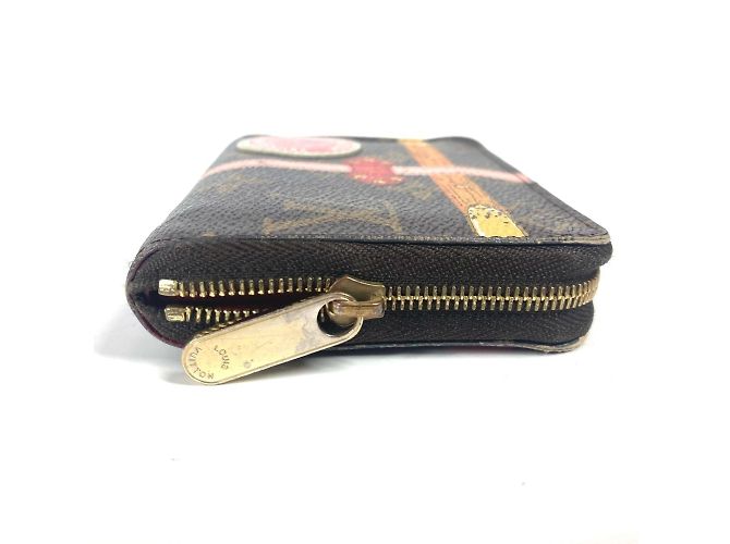 Monogramm Münzbörse Louis Vuitton Braun Pink - Ansicht 3