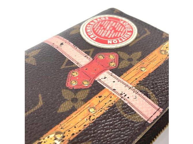 Monogramm Münzbörse Louis Vuitton Braun Pink - Ansicht 8