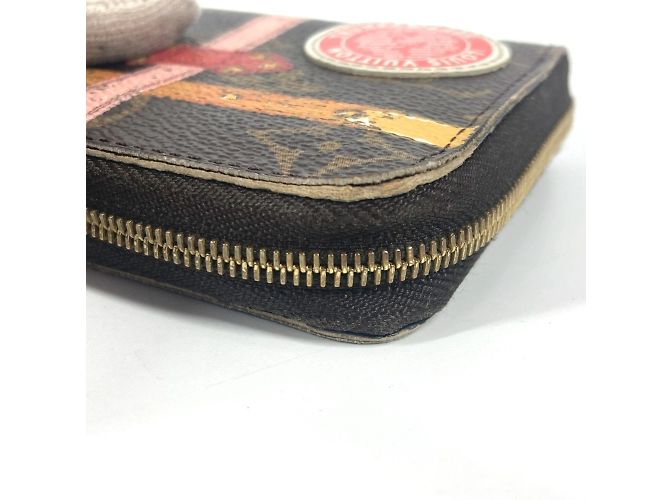 Monogramm Münzbörse Louis Vuitton Braun Pink - Ansicht 9