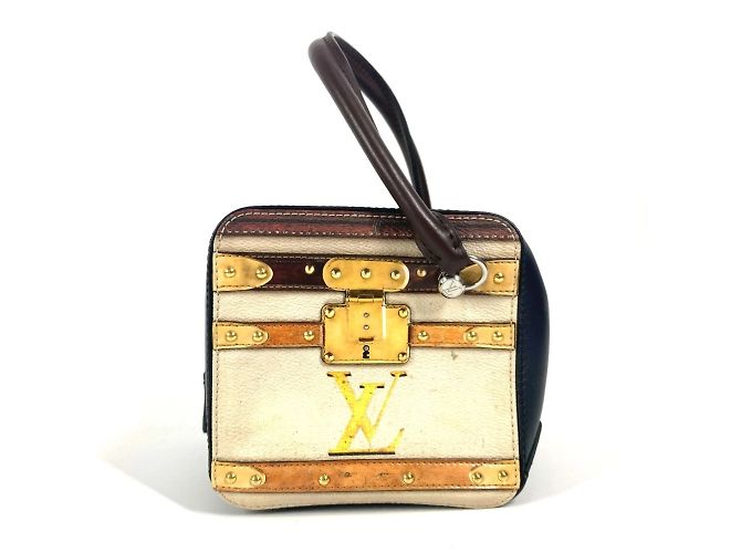 Borsa Trompe l'oeil Chain M52350 di Louis Vuitton Blu navy - vista 2