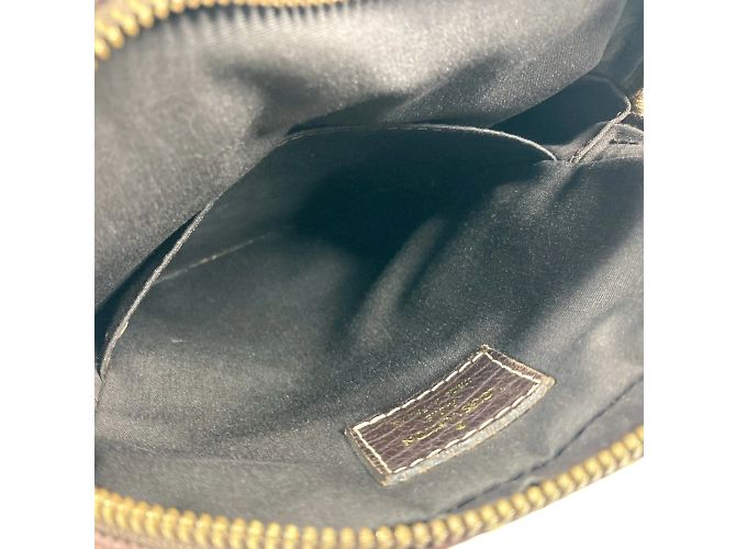 Borsa Pochette Mini Lin Monogram Louis Vuitton Marrone - Ansicht 12
