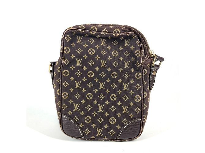 Borsa Pochette Mini Lin Monogram Louis Vuitton Marrone - Ansicht 2