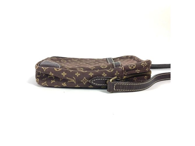 Borsa Pochette Mini Lin Monogram Louis Vuitton Marrone - Ansicht 4