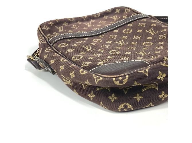 Borsa Pochette Mini Lin Monogram Louis Vuitton Marrone - Ansicht 6