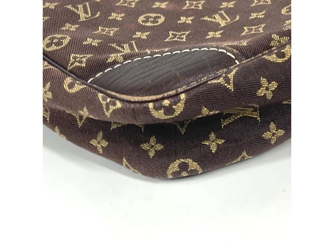 Borsa Pochette Mini Lin Monogram Louis Vuitton Marrone - Ansicht 7