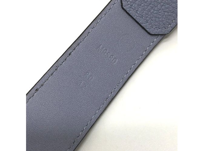 Louis Vuitton Monogram Empreinte Santur Glaceaus Gürtel Blau Lila - Ansicht 4