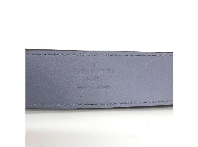 Louis Vuitton Monogram Empreinte Santur Glaceaus Gürtel Blau Lila - Ansicht 5