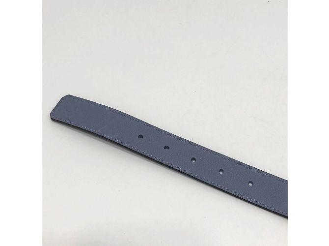 Louis Vuitton Monogram Empreinte Santur Glaceaus Gürtel Blau Lila - Ansicht 7