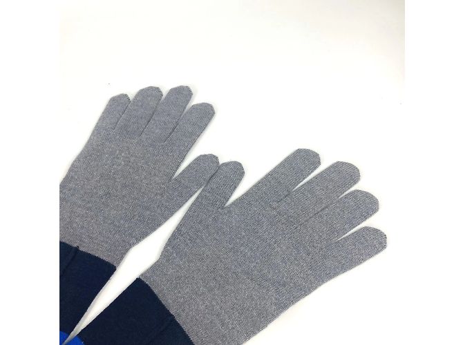 Louis Vuitton Gon LV Horizon Handschuhe Braun Blau - Ansicht 6