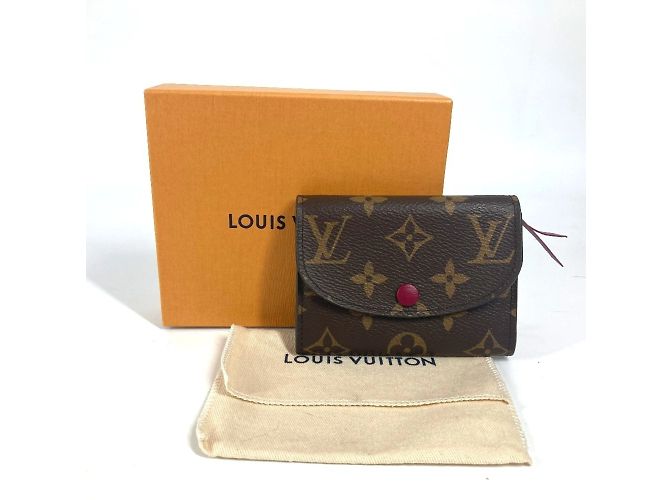 Billetera compacta Rosalie Monogram de Louis Vuitton Castaño - vista 17