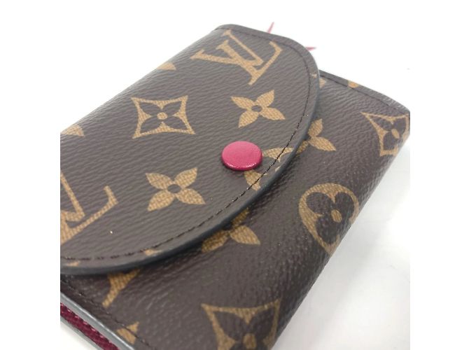 Billetera compacta Rosalie Monogram de Louis Vuitton Castaño - vista 7