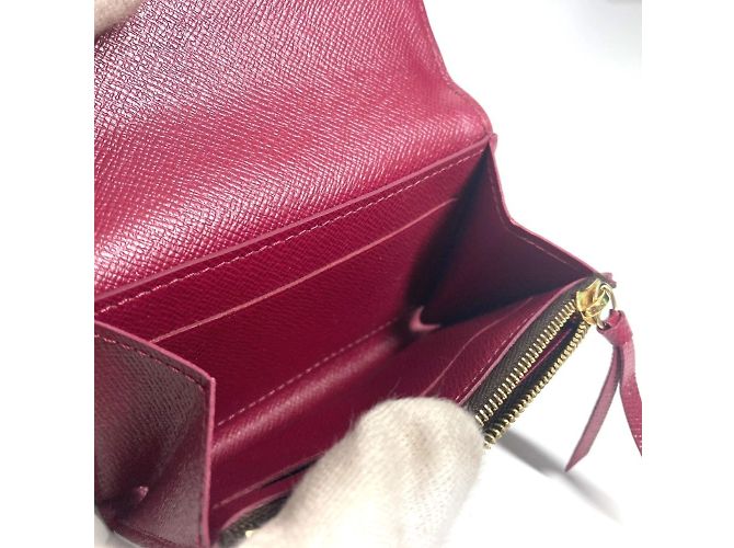 Billetera compacta Rosalie Monogram de Louis Vuitton Castaño - vista 8