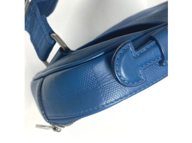 Borsa ombrello Damier Infini Louis Vuitton Blu - vista 11