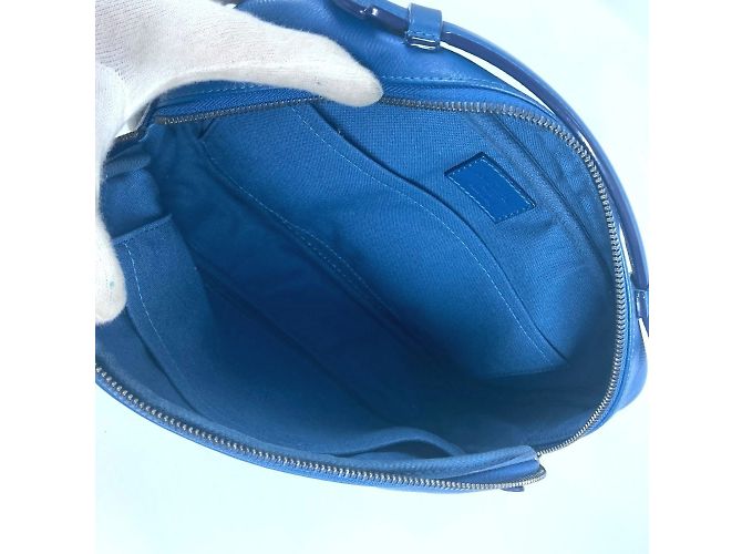 Borsa ombrello Damier Infini Louis Vuitton Blu - vista 14