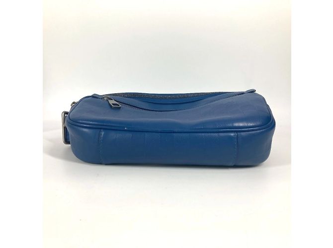 Borsa ombrello Damier Infini Louis Vuitton Blu - vista 5