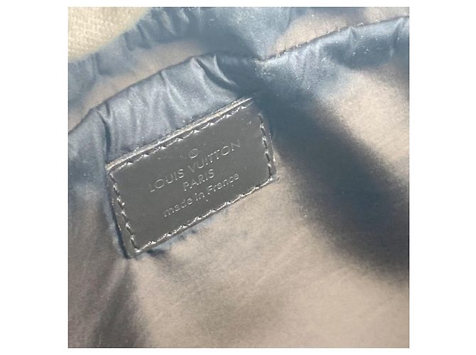Borsa a mano Louis Vuitton Damier Geant Associe GM Nero - vista 12
