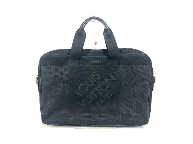 Borsa a mano Louis Vuitton Damier Geant Associe GM Nero - vista 2