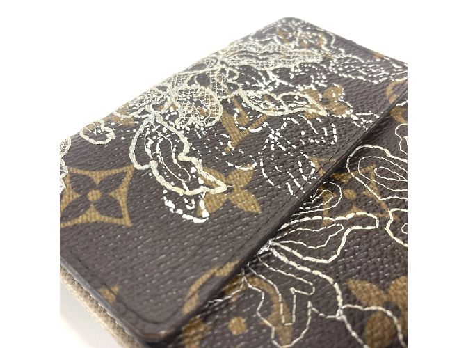 Kompakte Brieftasche Elise Dantielle Monogramm Louis Vuitton Braun - Ansicht 8