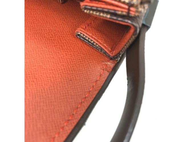 Borsa a Spalla Damier Tribeca di Louis Vuitton Marrone Damier ebene - vista 12