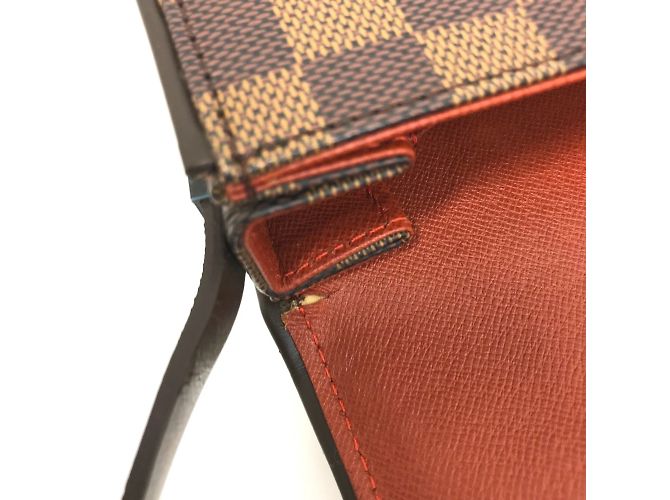 Borsa a Spalla Damier Tribeca di Louis Vuitton Marrone Damier ebene - vista 13
