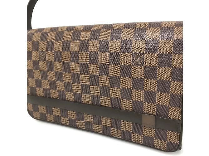 Borsa a Spalla Damier Tribeca di Louis Vuitton Marrone Damier ebene - vista 3