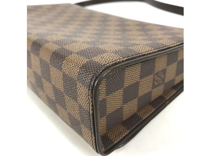 Borsa a Spalla Damier Tribeca di Louis Vuitton Marrone Damier ebene - vista 9