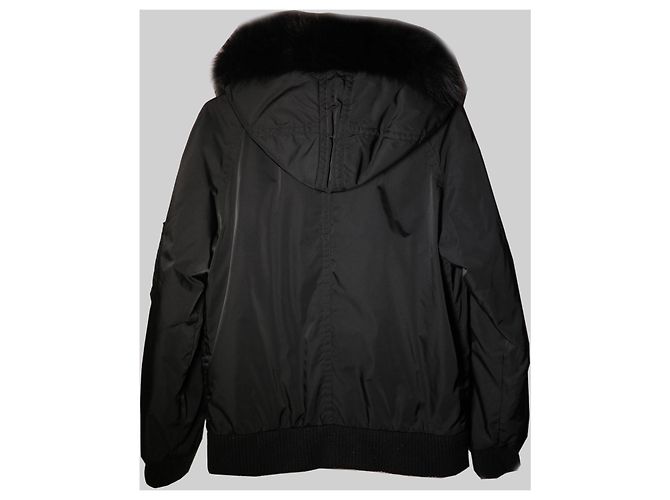 Increíble chaqueta bomber con capucha de Gucci Negro - vista 2