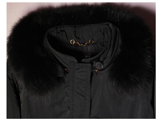 Increíble chaqueta bomber con capucha de Gucci Negro - vista 4