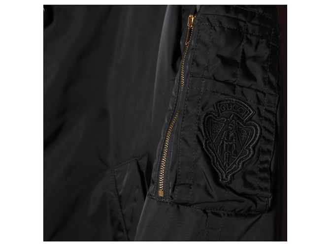 Increíble chaqueta bomber con capucha de Gucci Negro - vista 5