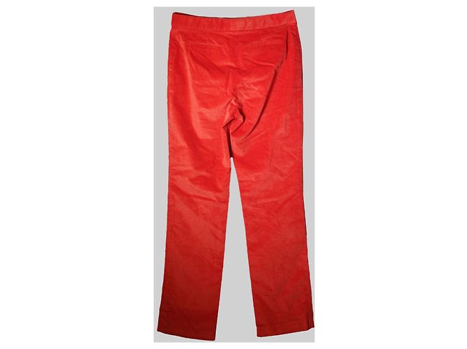 Calças de veludo vermelho Gianni Versace - vista 3
