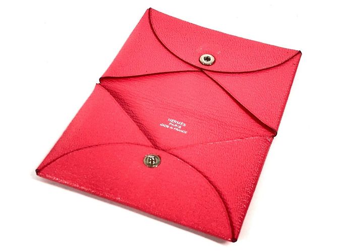 Hermès Visitenkartenetui Hermes Calvi Pass Pink - Ansicht 5