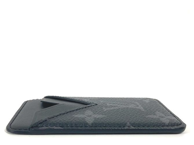 Louis Vuitton Monogram Eclipse Card Case Black - view 4
