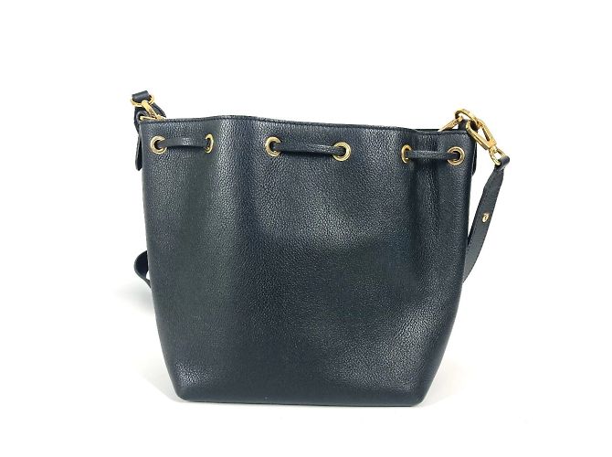 Borsa a secchiello con cordino Lock Me Bucket NV di Louis Vuitton Nero - vista 2